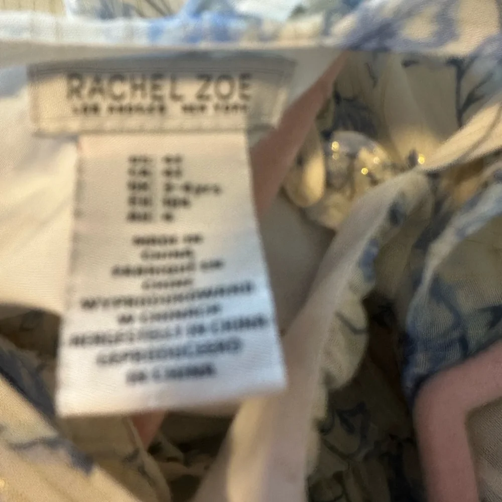 Floral Blue and White Dress - Picture 12 of 12